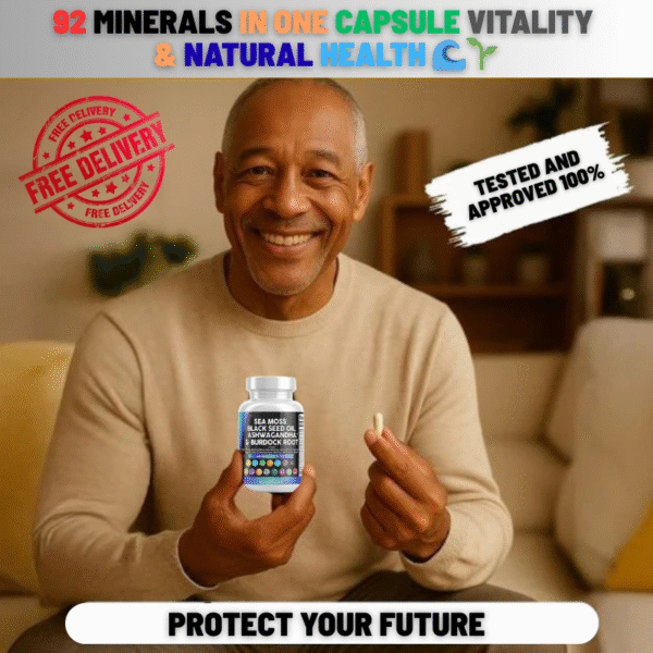 🌊💊 Sea Moss Capsules – All-in-One Multimineral for Natural Health Care